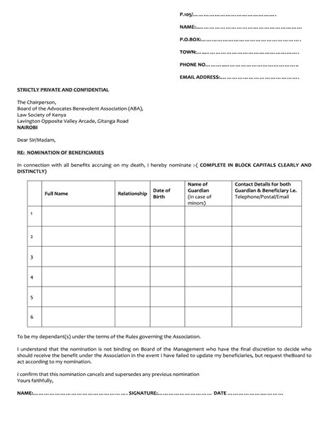 A person's next of kin (nok) is that person's closest living blood relative. Next Of Kin Form Gp 25 Pdf Kenya - Fill Online, Printable ...