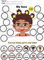 Printable Face Parts For Kids