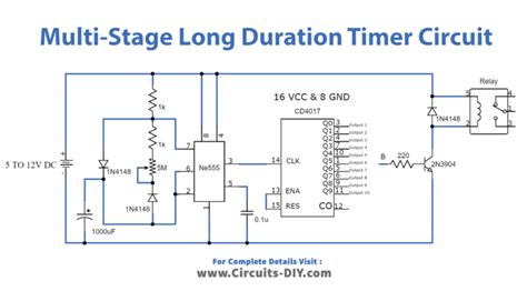Multi Stage Adjustable Long Duration Timer