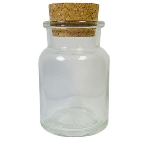 Bocal à biscuit h 24 cm | maisons du monde. Bocal en verre avec bouchon de liège 0,3L