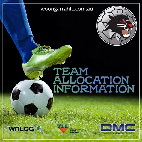 Team Allocation Information Woongarrah Wildcats Football Club
