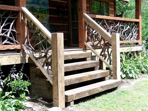Outdoor Wooden Stairs Giving Unique Warm Look To Modern Houses