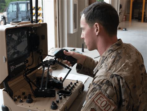Usaf Eglin Eod Team Trains With New Robotic System Defense Advancement