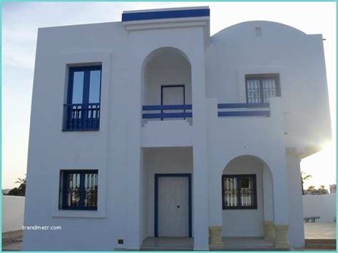 Facade Villa Moderne Tunisie Plan De Maison Style Americain En Tunisie