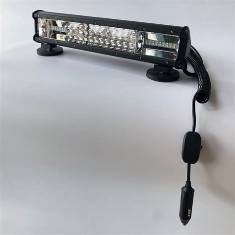 High Power Magnetic Lamp Holder 216w Combo Led Work Light Bar Offroad