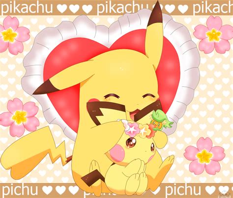 Pikachu And Pichu By Jirachicute28 Pikachu Pikachu Art Pokemon