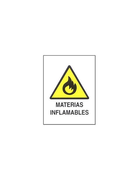 Cartel Pvc 40x30 Materias Inflamables 0219