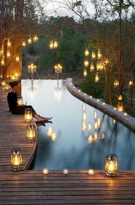 15 Amazing Outdoor Pool With Lighting Ideas Homemydesign