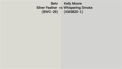 Behr Silver Feather Bwc 29 Vs Kelly Moore Whispering Smoke Km3825 1
