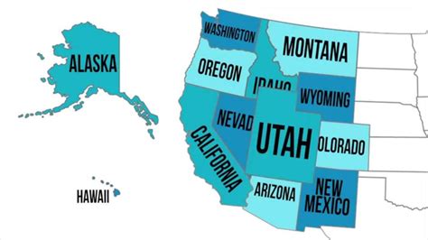 Map Of Western States Photos Cantik