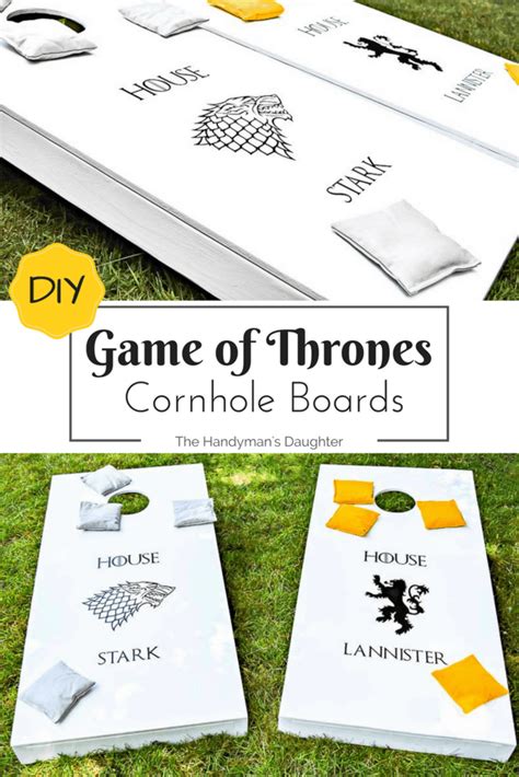 Game Of Thrones Game Cornhole Boards The Handymans Daughter