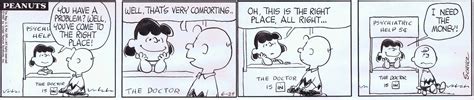 Peanuts Daily Lucy The Psychiatrist In Rob Pistella S Other Fine
