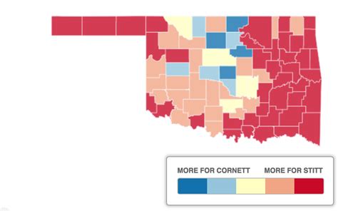 Interactive Map How Did Oklahoma Counties Vote In The Gubernatorial