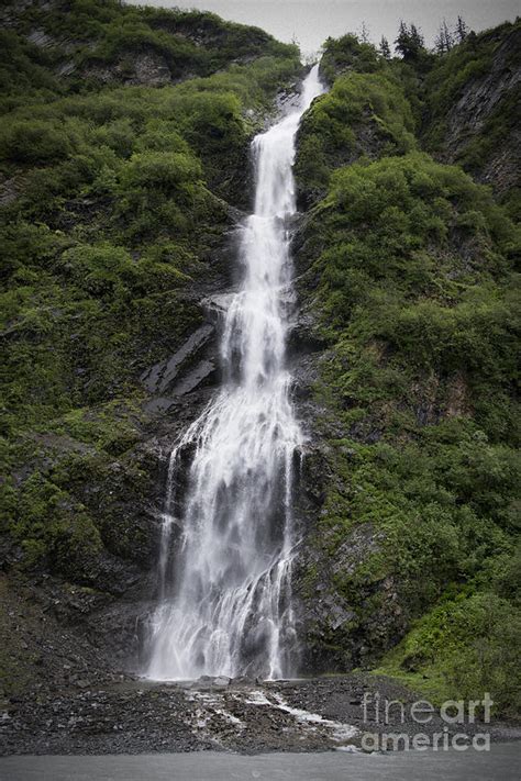 Waterfall Near Valdez Ak Photograph By David Arment Fine Art America