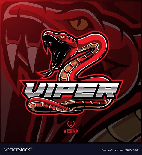 Viper Snake Cobra Snake Logo Esport Art Logo Logo Gaming Adobe
