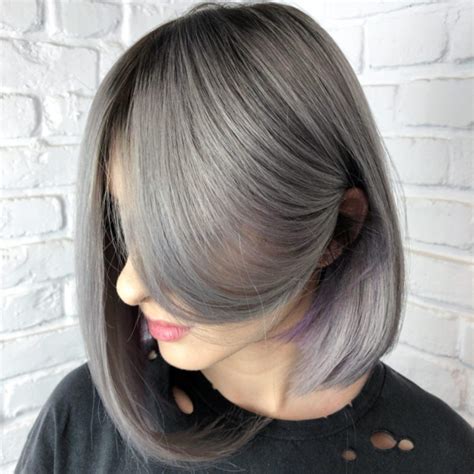 It symbolizes the wisdom and dignity that come with experience and age. Ash Grey Long Hair Men : Best Hair Color To Cover Gray For Brunettes L Oreal Professionnel - Ash ...