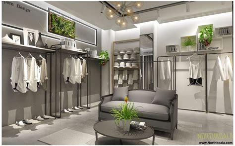 Womens Clothing Store Layout Plan Design Of Showroom 3d Images