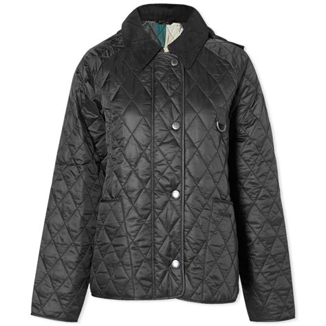 Barbour Tobymory Short Quilted Jacket Blackancient Editorialist