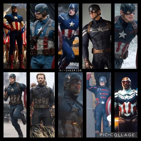 All Captain America Suits So Far Captainamerica