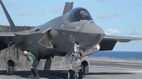Video Lockheed Martin F 35c Lightning Ii Carrier Training Airlive