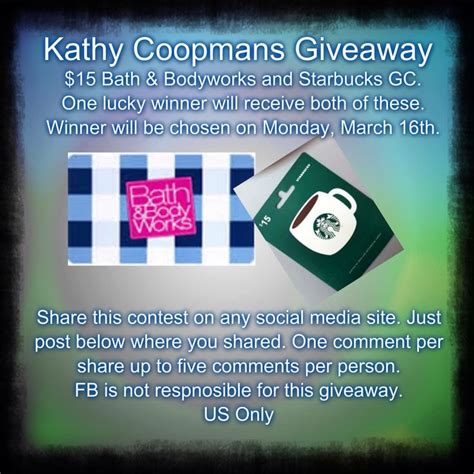 Check Out This Great Giveaway Bath And Bodyworks Social Media Site