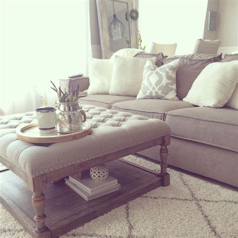 If you've got an, ahem, cozy living room, you may be considering skipping a coffee table altogether, but these options are functional and gorgeous, without completely taking over the space. Overstock tufted ottoman - living room … | Tufted ottoman ...