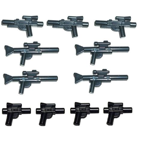 Lego Star Wars 11 Piece Weapon Set Blaster Pistols Rifles Weapons