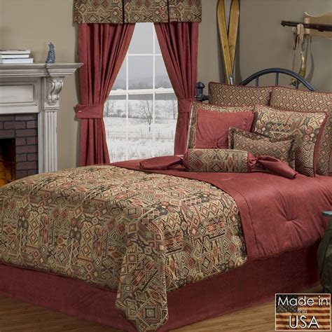 Choose an elegant jacquard set for your california king bed for a regal look, or pair a simple cotton comforter with whimsical comforter sets add a great sense of style and comfort to your bedroom. Mesquite California King-size 4-piece Comforter Set ...