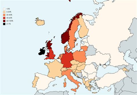 Self Reported Ancestry Survey In The Us Of How Maps On The Web