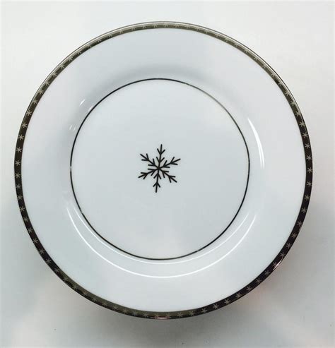 Home Onyx And Ice Dinner Plates 4 Target Arctic Solstice Snowflake