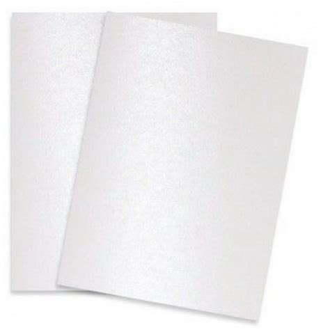 Pure Pearl White Digital 12x18 Shimmer Metallic Card Stock Paper