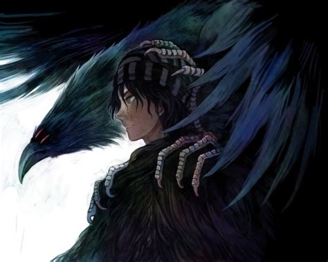 Yatagarasu Raven Crow And Magpie In Totem And Folklore Anime Crow