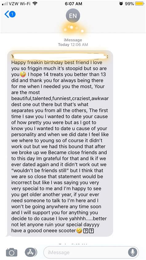 Paragraphs to write to your best friend. #lovetextmessages | Happy birthday quotes for friends ...