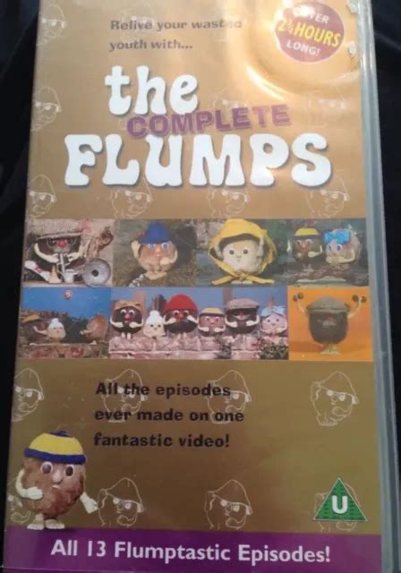 The Complete Flumps Video Vhs Rare Childrens Animated Cartoon All 13