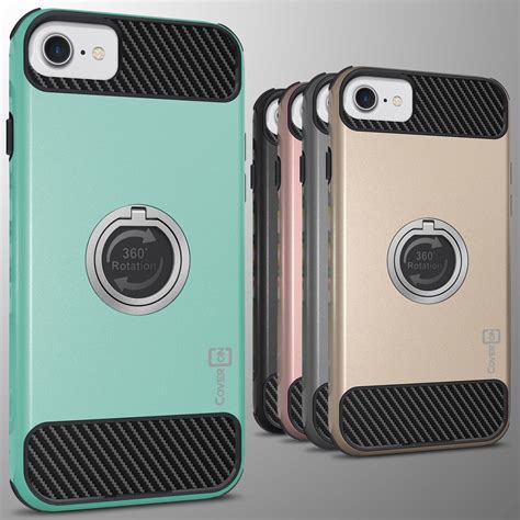 for apple new iphone se 2020 iphone 8 iphone 7 phone cover case w grip ring ebay