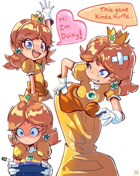 Princess Daisy By Https Deviantart Com Azouraart On Deviantart Super Mario Art