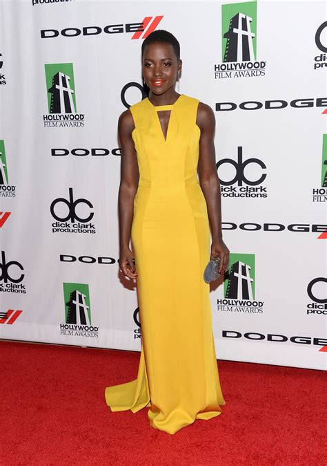 Lupita Nyongo Worked The Red Carpet In A Long Yellow