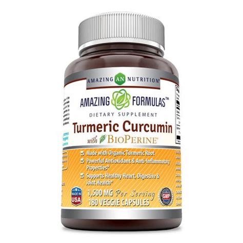 Amazing Formulas Turmeric Curcumin Bioperine 1500 Mg At Rs 3557 00