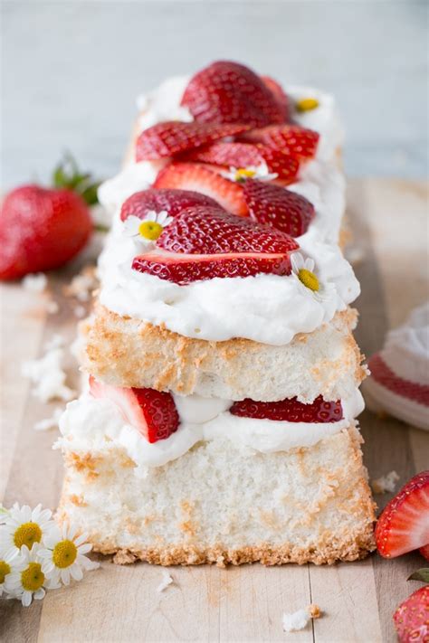Angel Food Cake Strawberry Shortcake