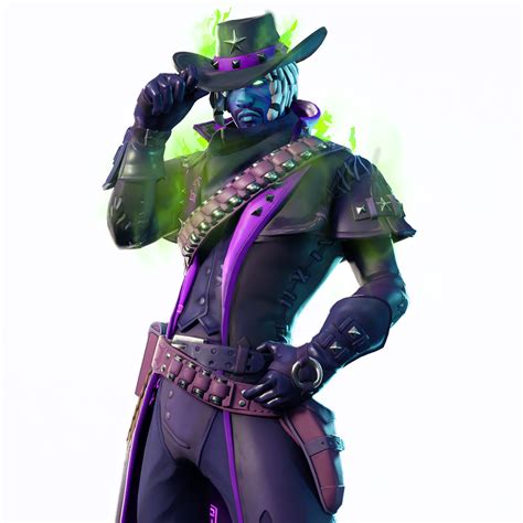 Deadfire Reactive Fortnite Skin Cowboy Undead Ghost Outfit