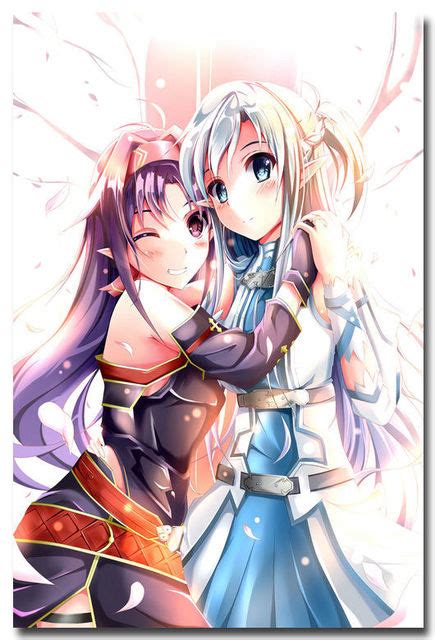 Sword Art Online 2 Sexy Anime Girl Silk Wall Scroll Poster Asuna Sao