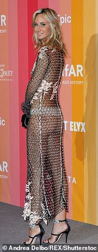 Lady Victoria Hervey Flaunts Toned Physique In Metallic Mini Dress