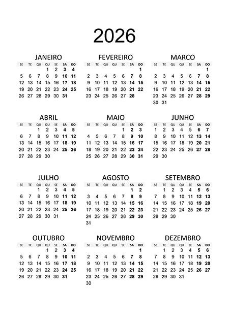 Calendario 2026 Chile