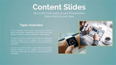 Education Technology Presentation Template Prezibase