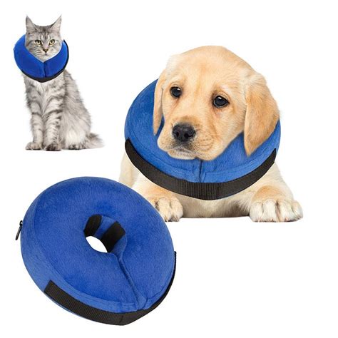 Renzchu Comfy Cone Protective Inflatable Soft Dog Cone Collar Pet