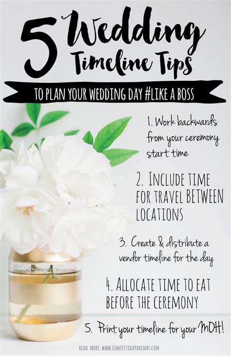 Wedding Day Timeline Advice 5 Things Couples Need To Remember