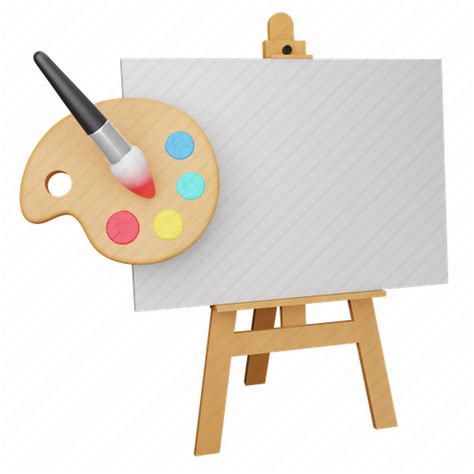 2 Easel 3d Illustrations Iconfinder