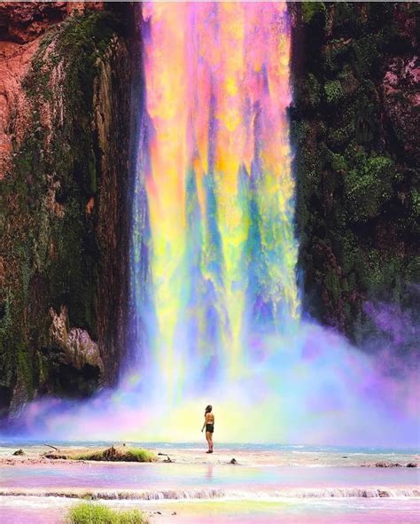 pin by josephine alvarado on colors rainbow waterfall nature pictures waterfall
