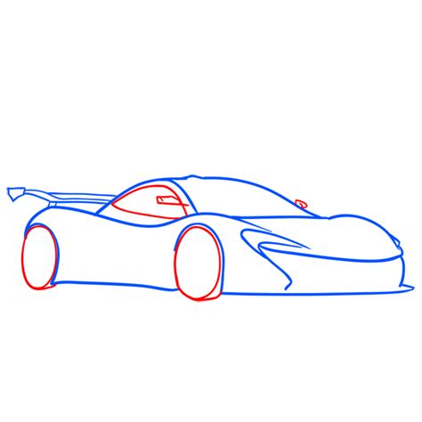 Learn How To Draw A Mclaren P1 Gtr Car Easy Drawings