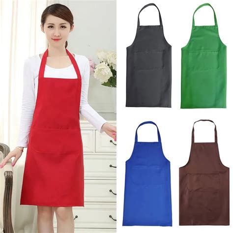 Sale New Black Cooking Baking Aprons Kitchen Waterproof Apron Restaurant Aprons For Women Home